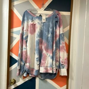 Women’s tie dye sweatshirt